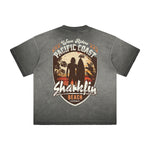 Vintage Frayed Holiday Pattern Tee