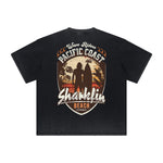 Thick Faded Holiday Graphic T Shirt