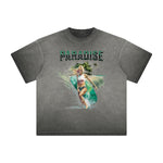 Vintage Frayed Holiday Pattern Tee