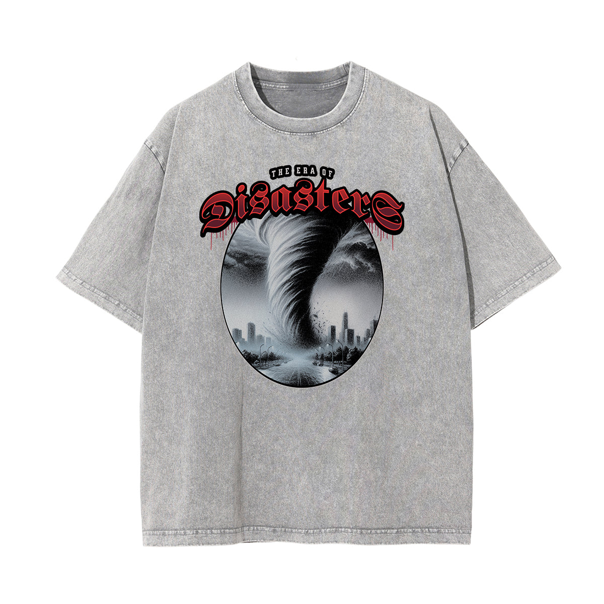 Washed Holiday Graphic Cotton Tee