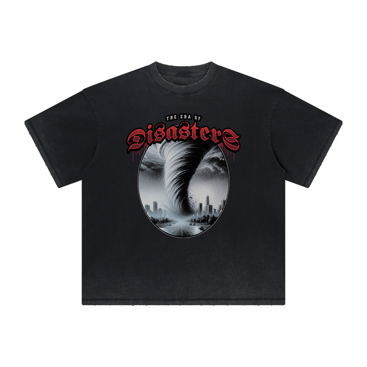 Thick Faded Holiday Graphic T Shirt