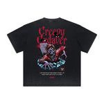 Thick Faded Gothic Graphic T Shirt
