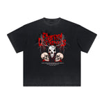 Thick Faded Gothic Graphic T Shirt