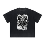 Thick Faded Gothic Graphic T Shirt