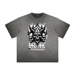 Vintage Frayed Gothic Pattern Tee