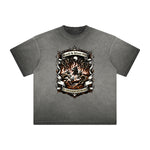 Vintage Frayed Gothic Pattern Tee