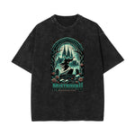 Washed Gothic Graphic Cotton Tee