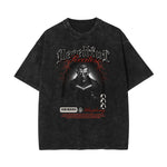 Washed Gothic Graphic Cotton Tee