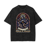 Washed Gothic Graphic Cotton Tee