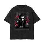 Washed Gothic Graphic Cotton Tee
