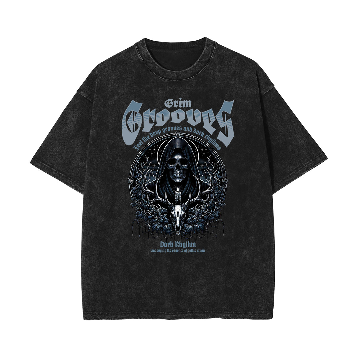 Washed Gothic Graphic Cotton Tee