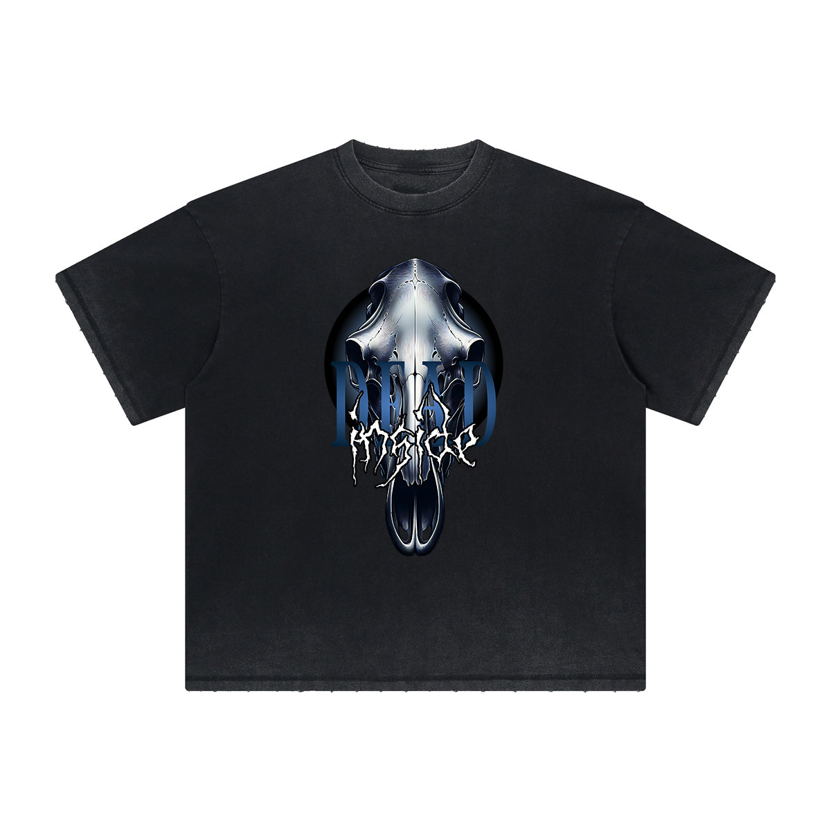 Thick Faded Gothic Graphic T Shirt