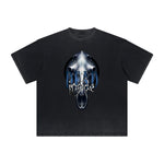 Thick Faded Gothic Graphic T Shirt