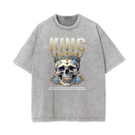 Washed Cotton King Graphic Tee
