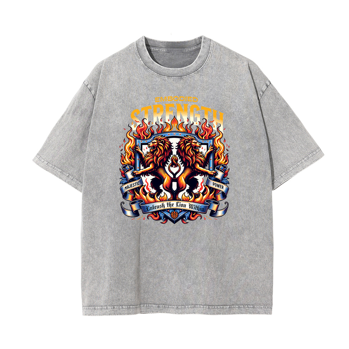 Washed Cotton King Graphic Tee