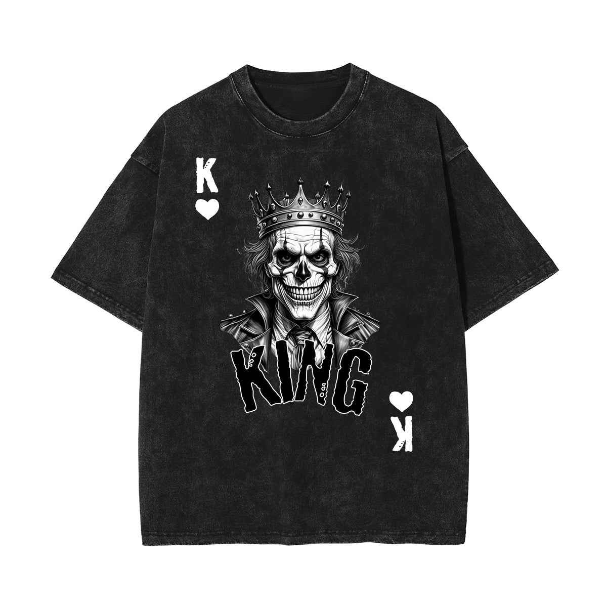 Stone-Washed King Graphic Tee