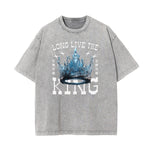 Washed Cotton King Graphic Tee