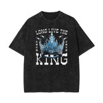 Stone-Washed King Graphic Tee