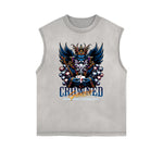 Frayed Edge King Graphic Tank Top