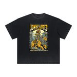 Vintage-Washed Frayed King Graphic Tee