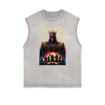 Frayed Edge King Graphic Tank Top