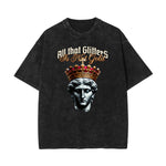 Stone-Washed King Graphic Tee