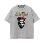 Washed Cotton King Graphic Tee