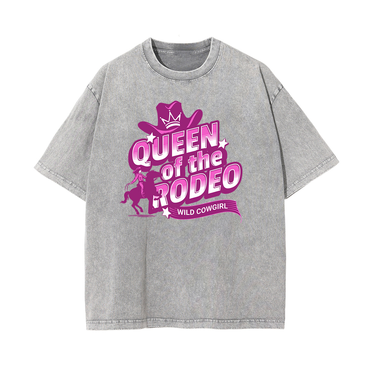 Washed Cotton Queen Graphic Tee
