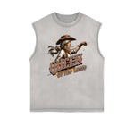 Frayed Edge Queen Graphic Tank Top