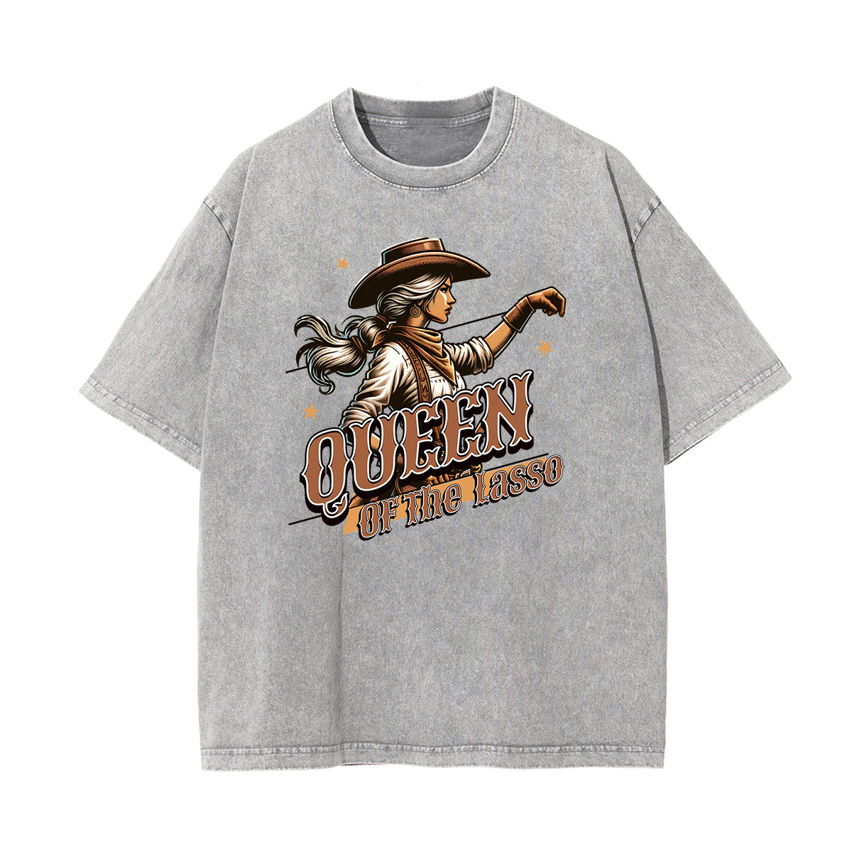 Washed Cotton Queen Graphic Tee