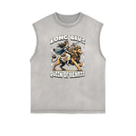 Frayed Edge Queen Graphic Tank Top