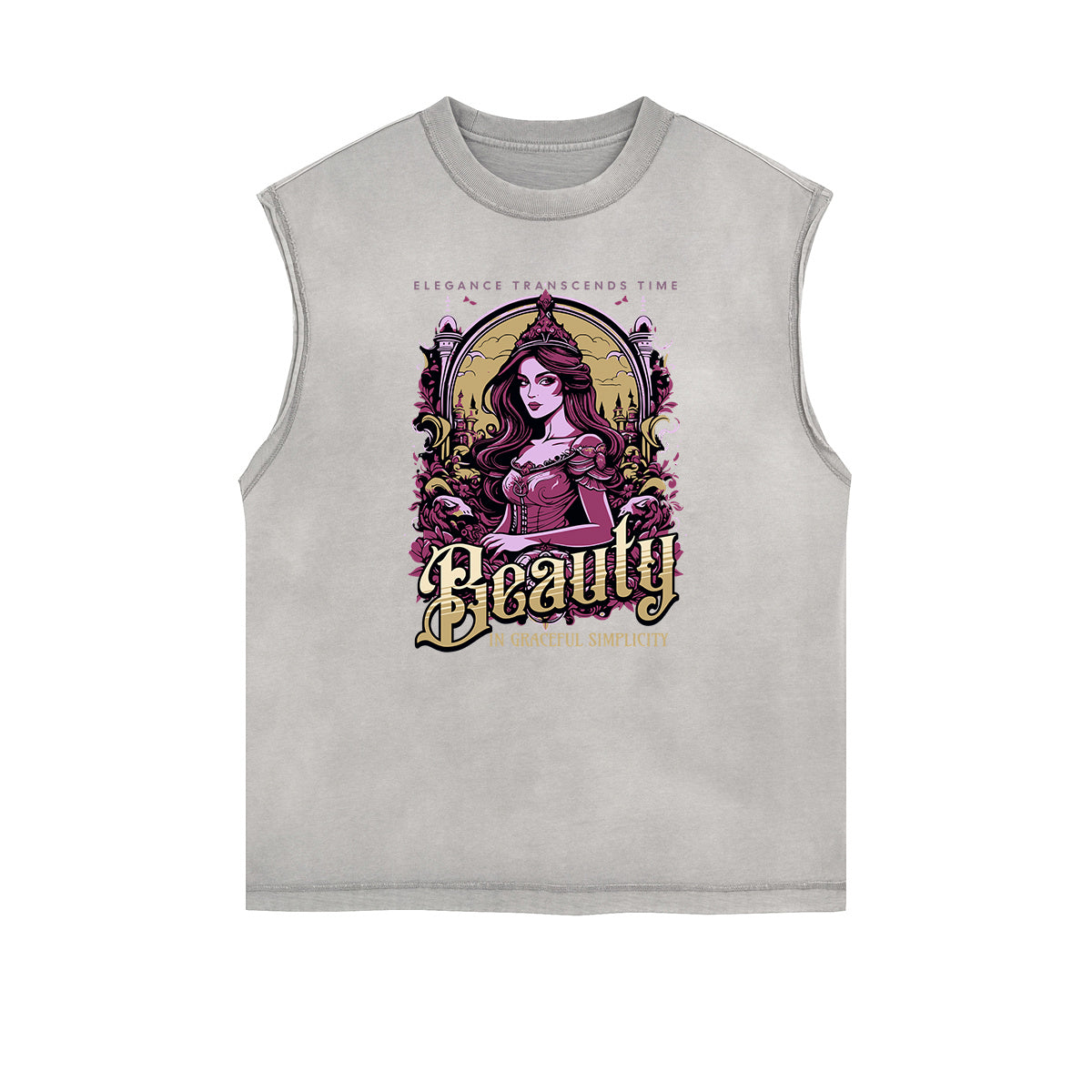 Frayed Edge Queen Graphic Tank Top