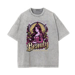Washed Cotton Queen Graphic Tee