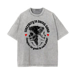 Washed Cotton Queen Graphic Tee