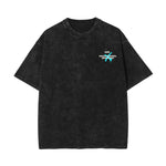 Stone-Washed Poker Graffiti Graphic Tee