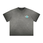 Heavyweight Washed Poker Graffiti Graphic Tee