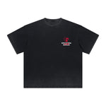 Heavyweight Stone-Washed Clown Graffiti Tee