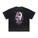 Vintage Frayed Abstract Graphic Tee