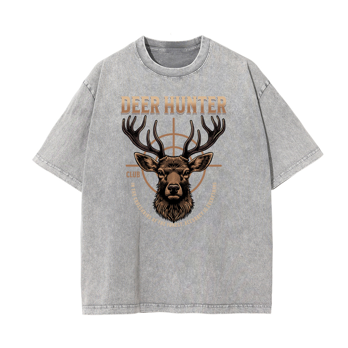 Washed Cotton Abstract Graphic Tee