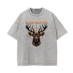 Washed Cotton Abstract Graphic Tee