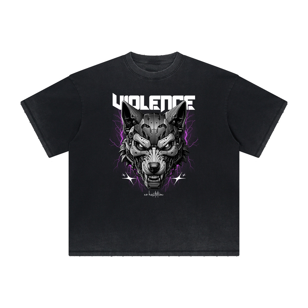 Vintage Frayed Abstract Graphic Tee