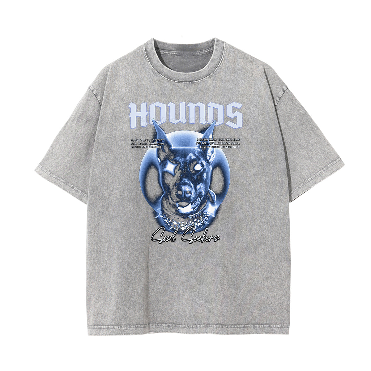 Washed Cotton Abstract Graphic Tee