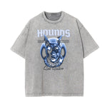 Washed Cotton Abstract Graphic Tee