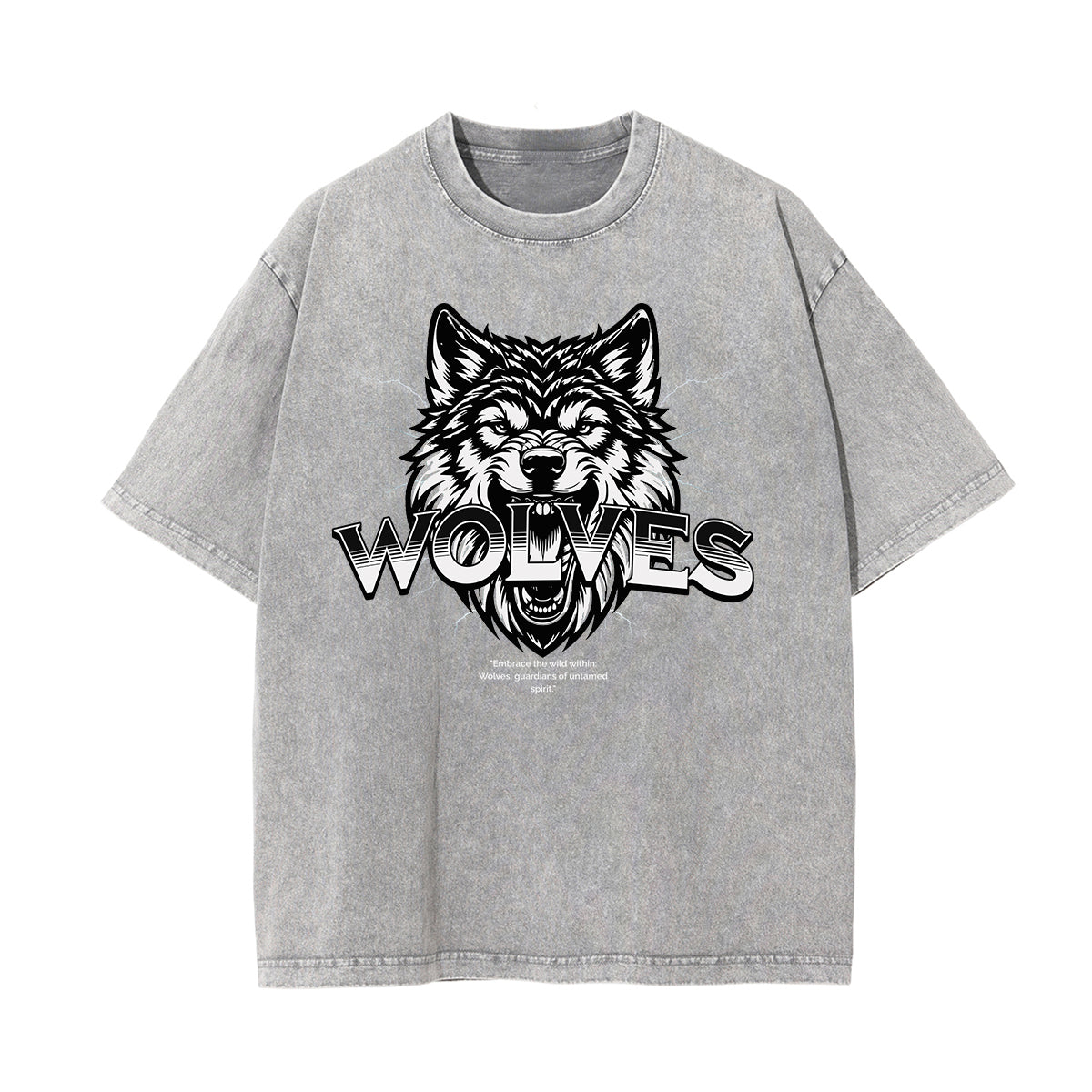 Washed Cotton Abstract Graphic Tee