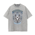 Washed Cotton Abstract Graphic Tee