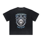 Vintage Frayed Abstract Graphic Tee