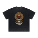 Vintage Frayed Abstract Graphic Tee