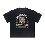 Vintage Frayed Guardian Pattern Tee