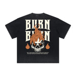 Vintage Frayed Guardian Pattern Tee