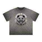 Thick Faded Guardian Graphic T Shirt